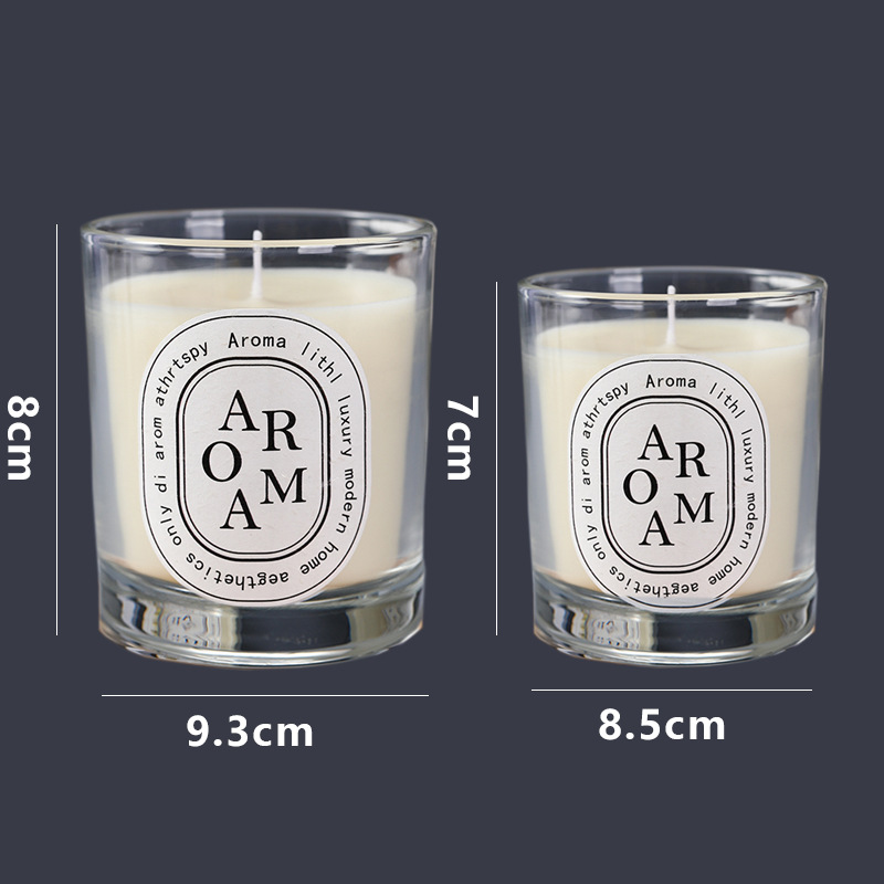 Wholesale Custom Fragrance Classical Soy Wax Glass Jar Scented Candle For Home Decor Wholesale Custom Fragrance Classical Soy Wax Glass Jar Scented Candle For Home Decor