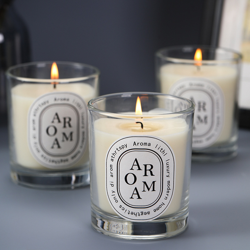 Wholesale Custom Fragrance Classical Soy Wax Glass Jar Scented Candle For Home Decor Wholesale Custom Fragrance Classical Soy Wax Glass Jar Scented Candle For Home Decor