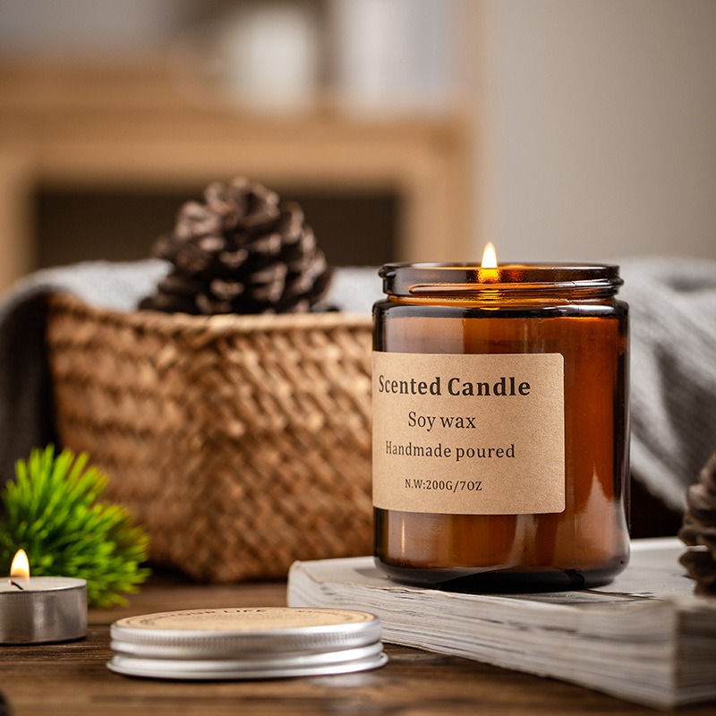 Wholesale Custom Soy Wax Tea Glass Aromatherapy Scented Candle For Home Bedroom Decoration Wholesale Custom Soy Wax Tea Glass Aromatherapy Scented Candle For Home Bedroom Decoration