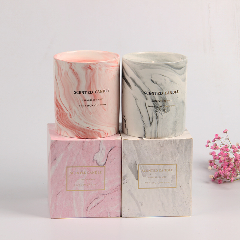 Marble Ceramic Scented Candle Marble Ceramic Scented Candle