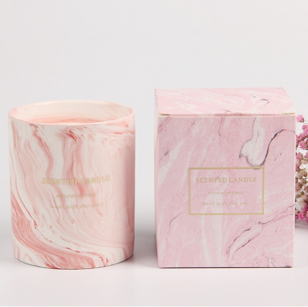 Marble Ceramic Scented Candle Marble Ceramic Scented Candle