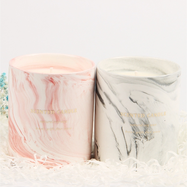 Marble Ceramic Scented Candle Marble Ceramic Scented Candle