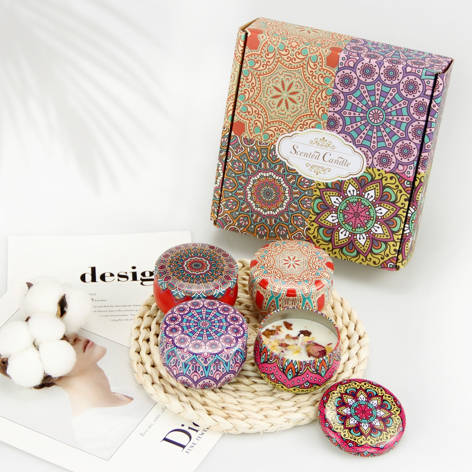 4 Scented Candle Set 4 Scented Candle Set